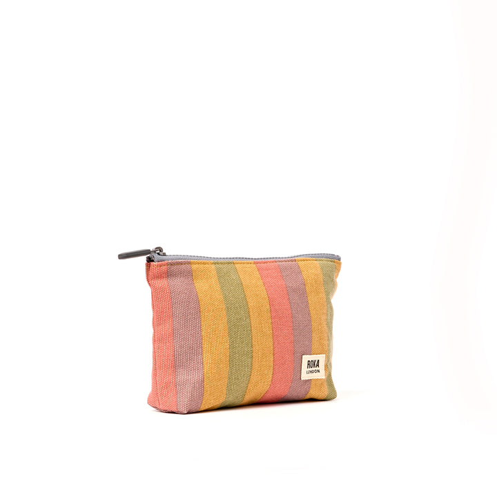 Maida Vale Pouch in Faded Multi Stripe