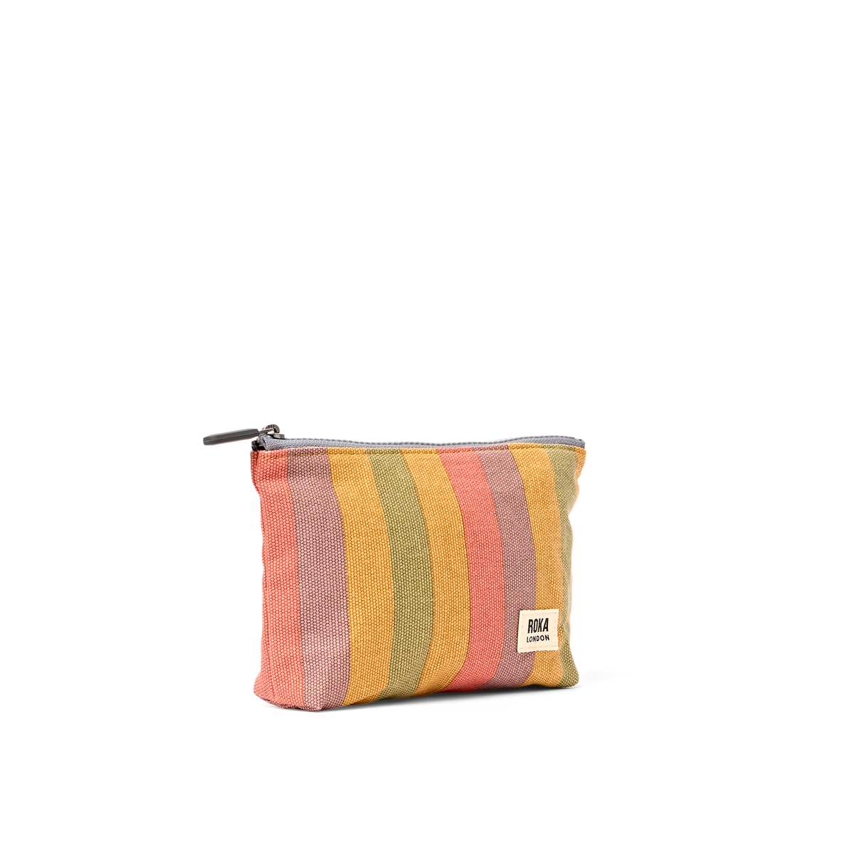 Maida Vale Pouch in Faded Multi Stripe