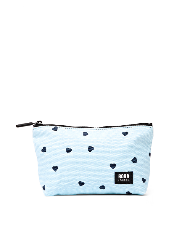 Maida Vale Pouch in Heart Print