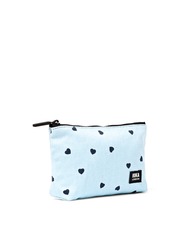 Maida Vale Pouch in Heart Print