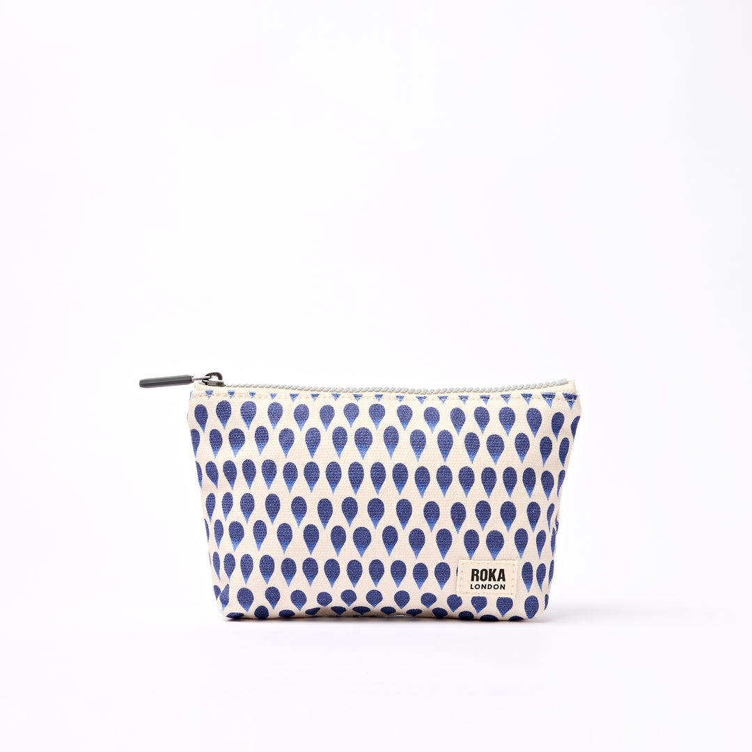 Maida Vale Pouch in Denim Rain Indigo