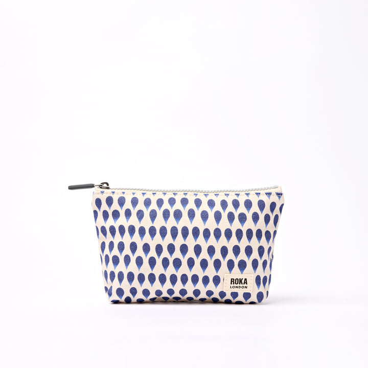 Maida Vale Pouch in Denim Rain Indigo