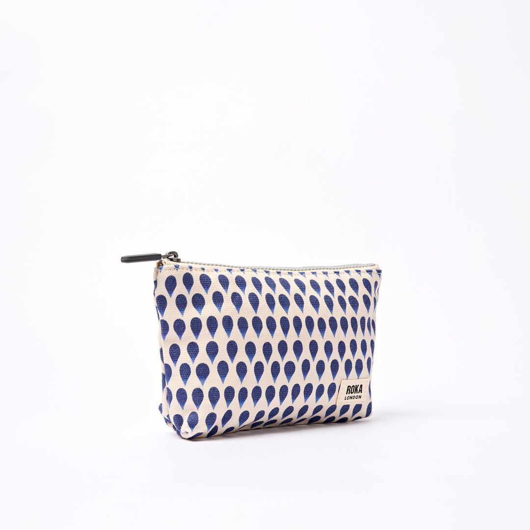 Maida Vale Pouch in Denim Rain Indigo