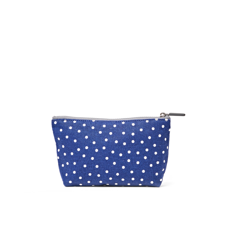 Maida Vale Pouch in Navy Polka