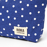 Maida Vale Pouch in Navy Polka