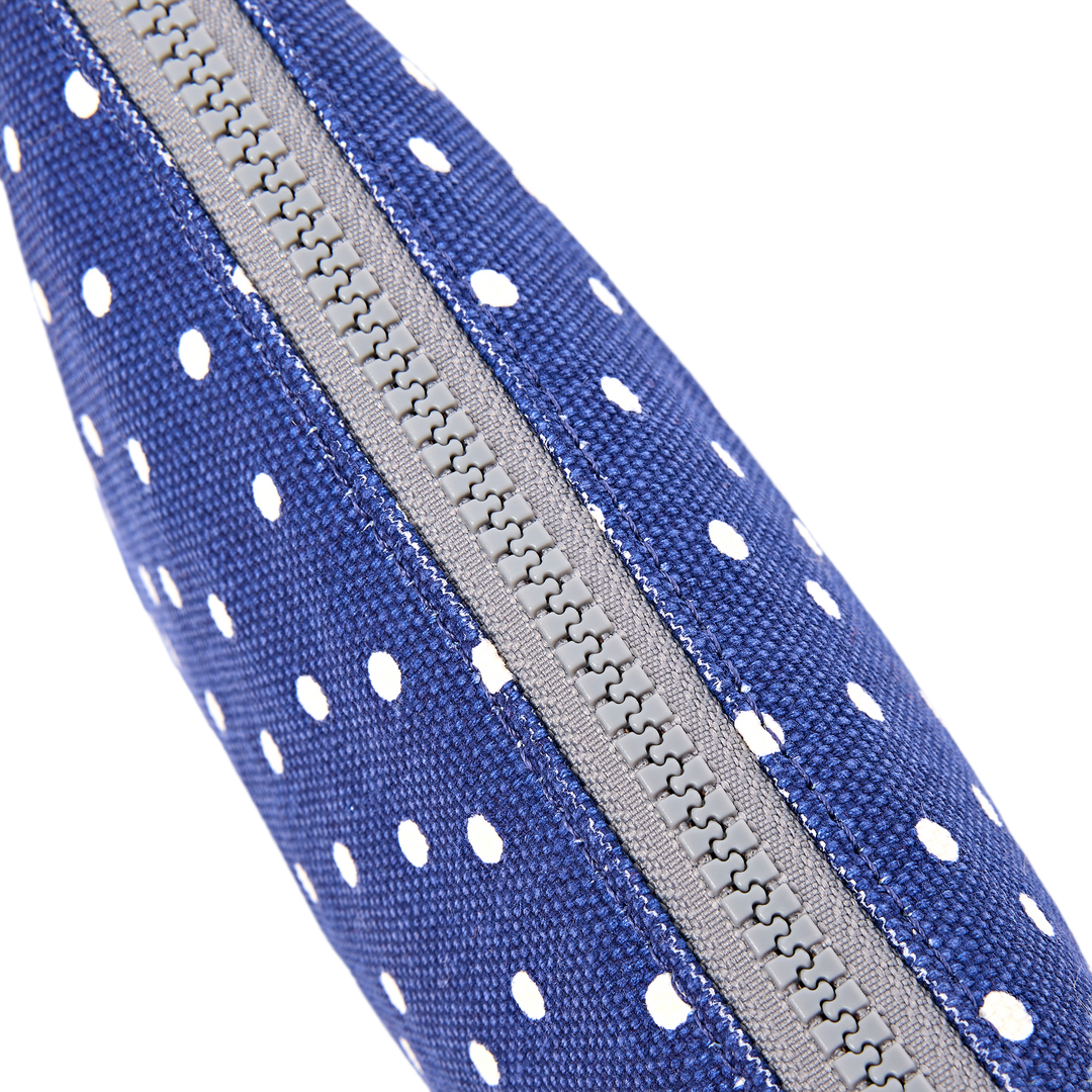 Maida Vale Pouch in Navy Polka