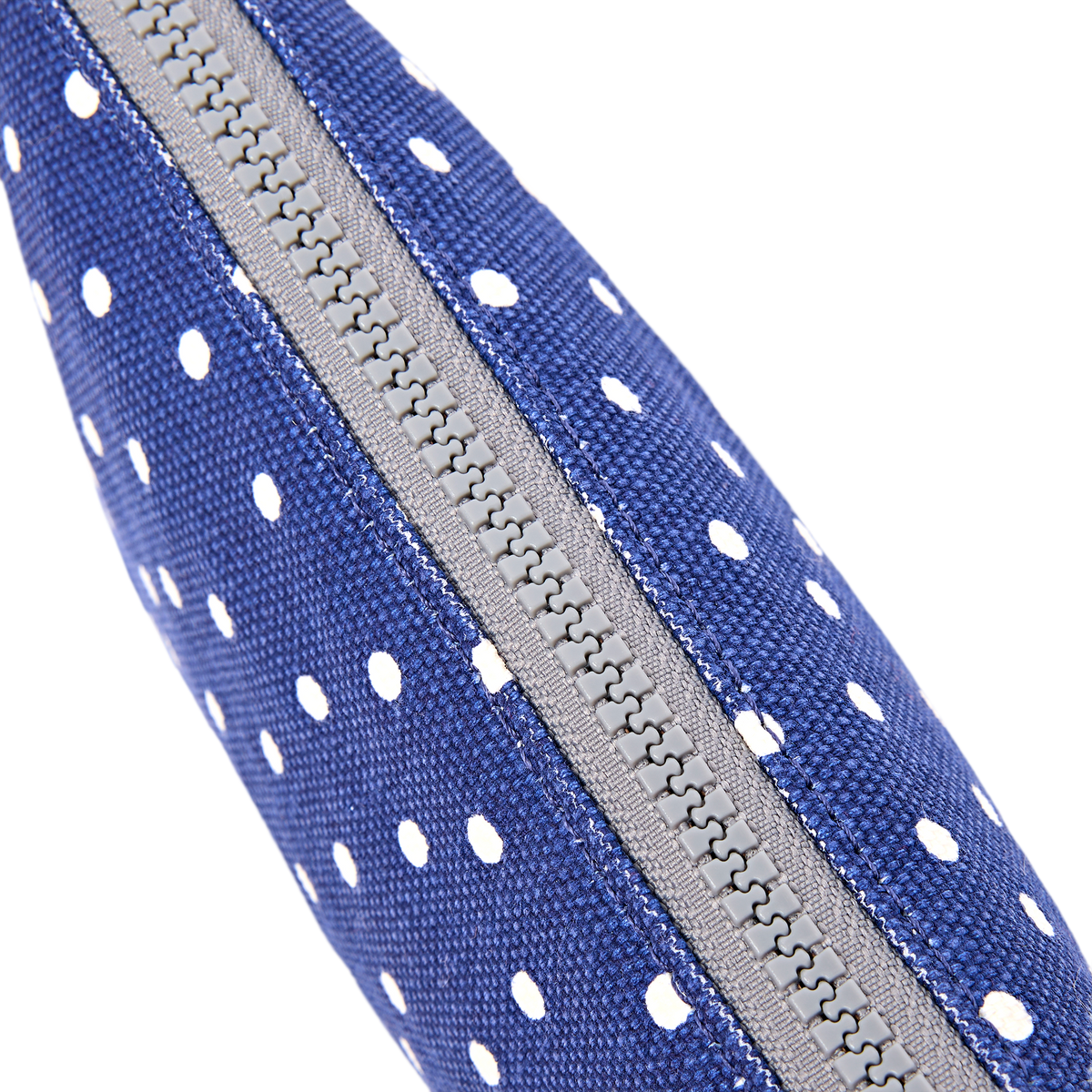 Maida Vale Pouch in Navy Polka