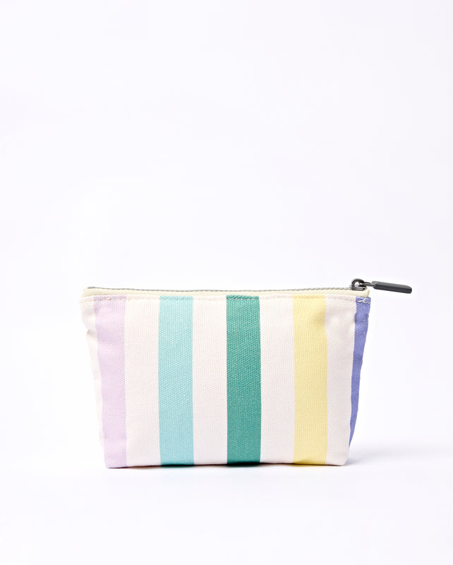 Maida Vale Pouch in Pastel Multi Stripe