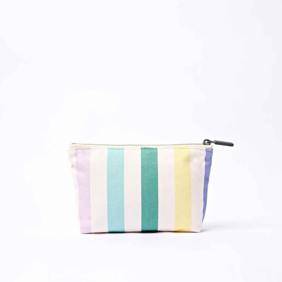 Maida Vale Pouch in Pastel Multi Stripe