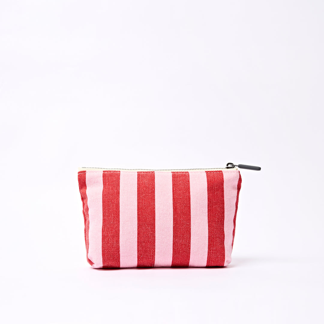 Maida Vale Pouch in Strawberry Stripe