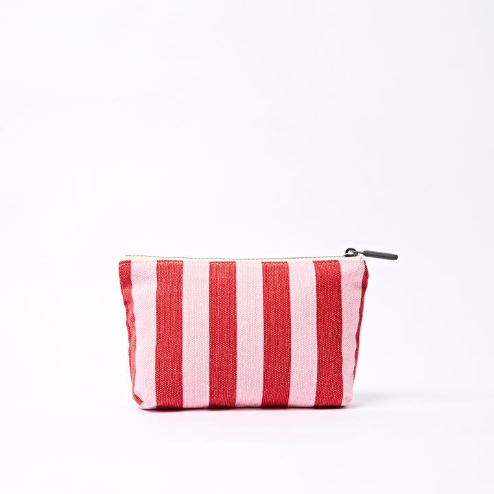 Maida Vale Pouch in Strawberry Stripe