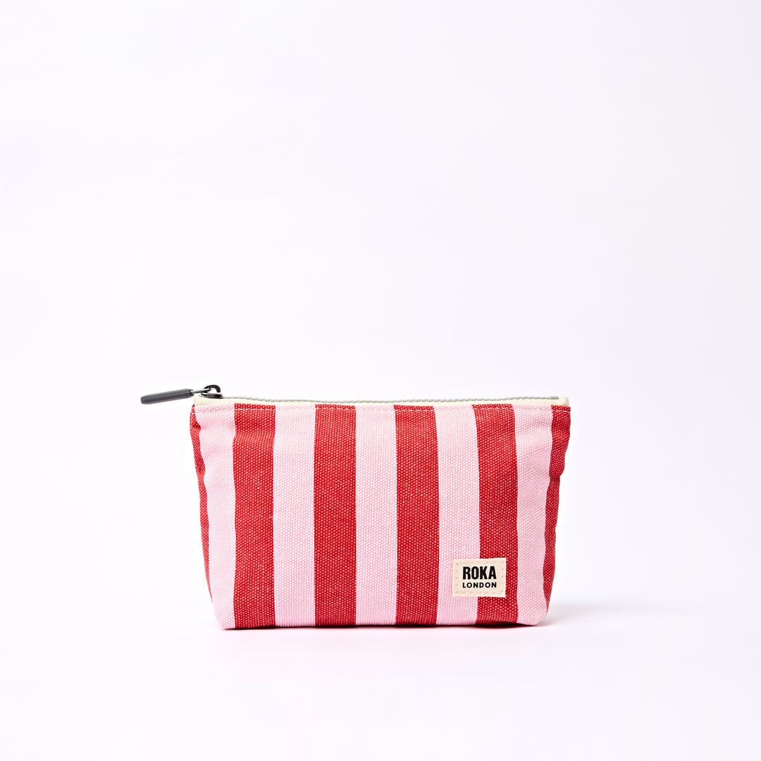 Maida Vale Pouch in Strawberry Stripe