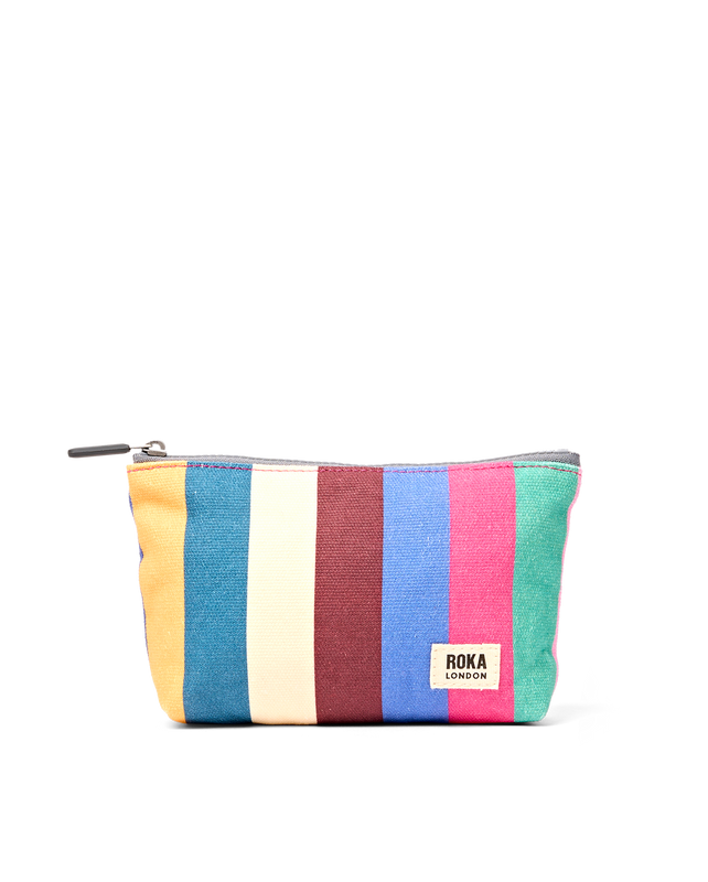 Maida Vale Pouch in Wide Stripe Multi