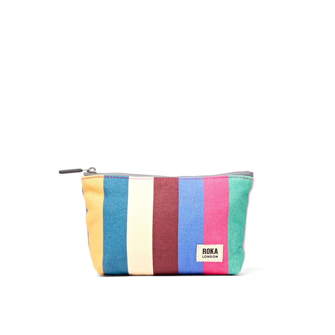 Maida Vale Pouch in Wide Stripe Multi