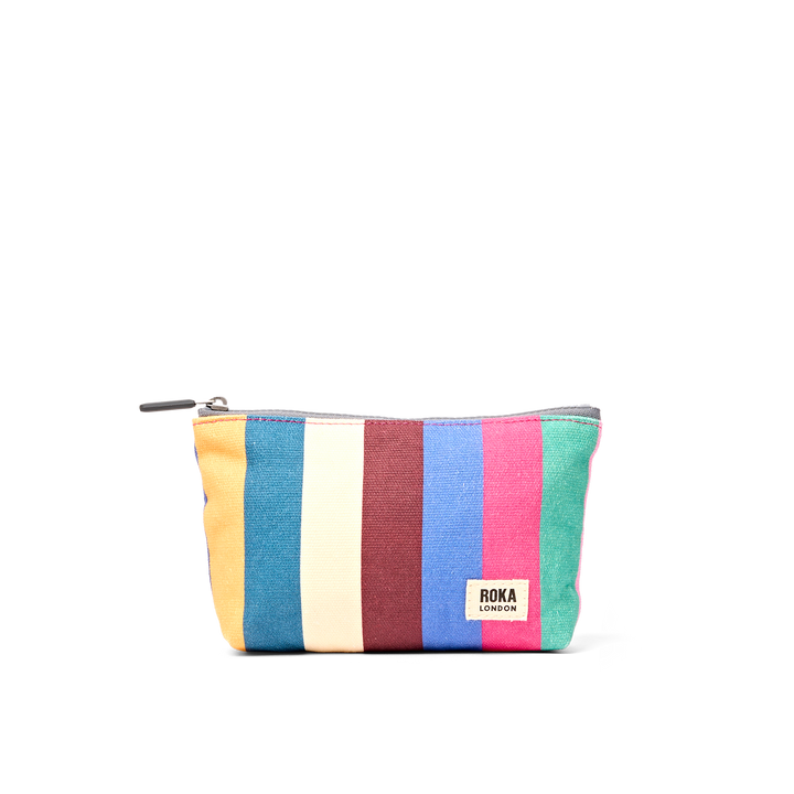 Maida Vale Pouch in Wide Stripe Multi