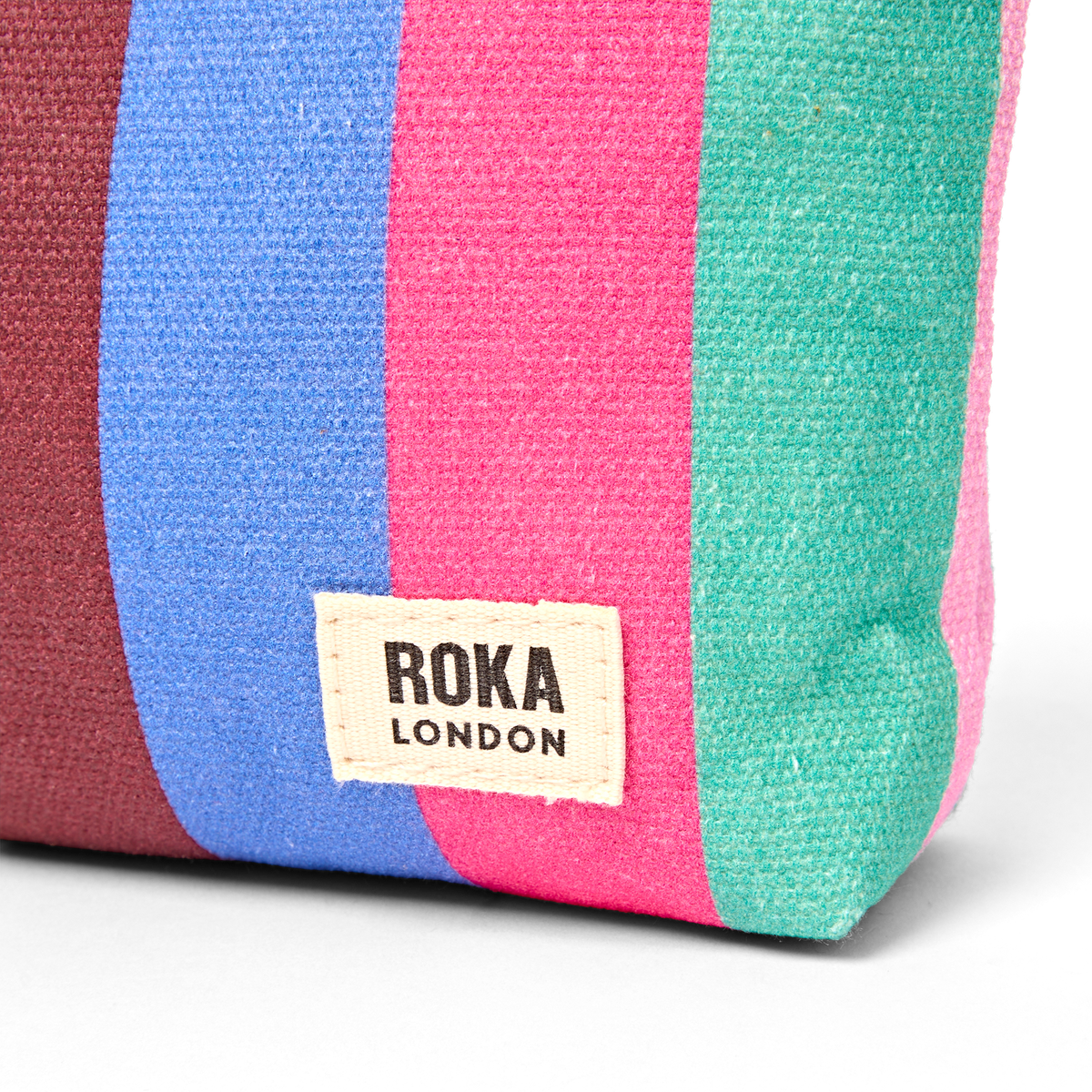 Maida Vale Pouch in Wide Stripe Multi