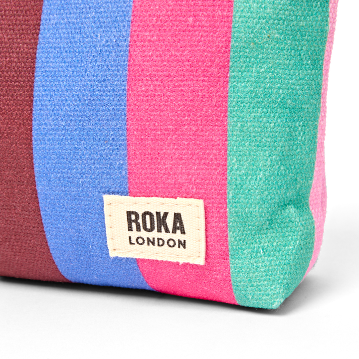 Maida Vale Pouch in Wide Stripe Multi