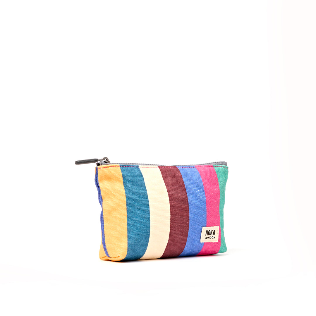 Maida Vale Pouch in Wide Stripe Multi