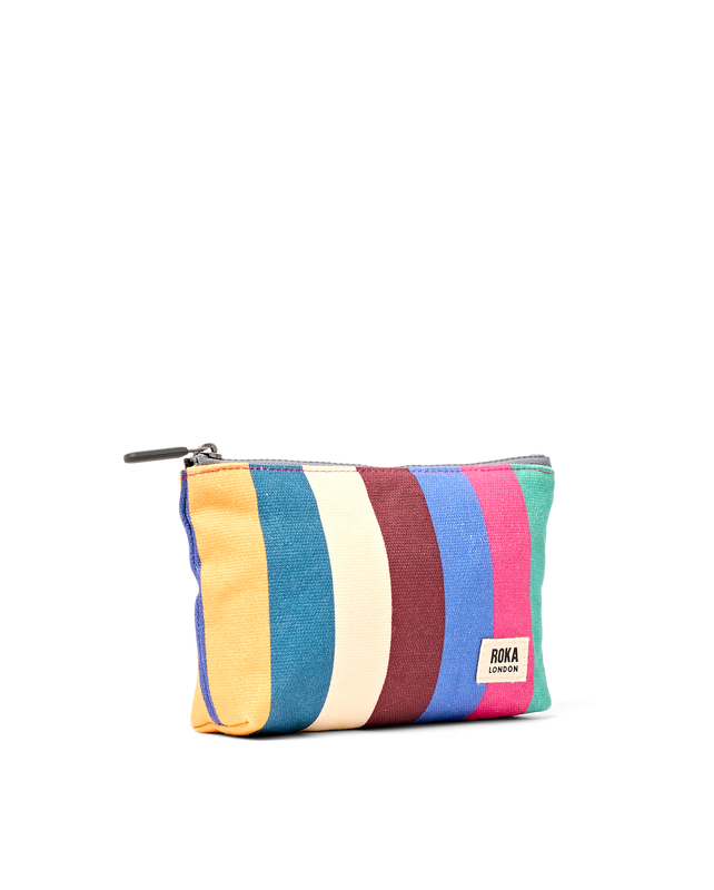 Maida Vale Pouch in Wide Stripe Multi