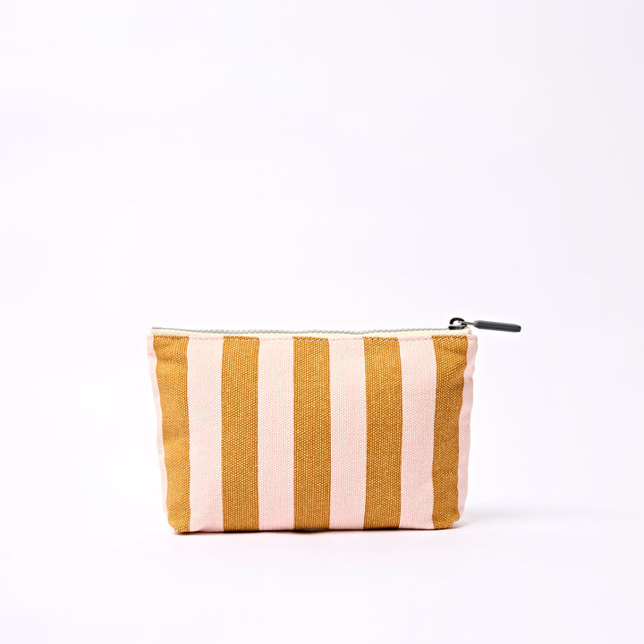 Maida Vale Pouch in Rose Gold Stripe