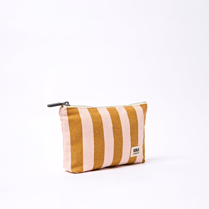 Maida Vale Pouch in Rose Gold Stripe