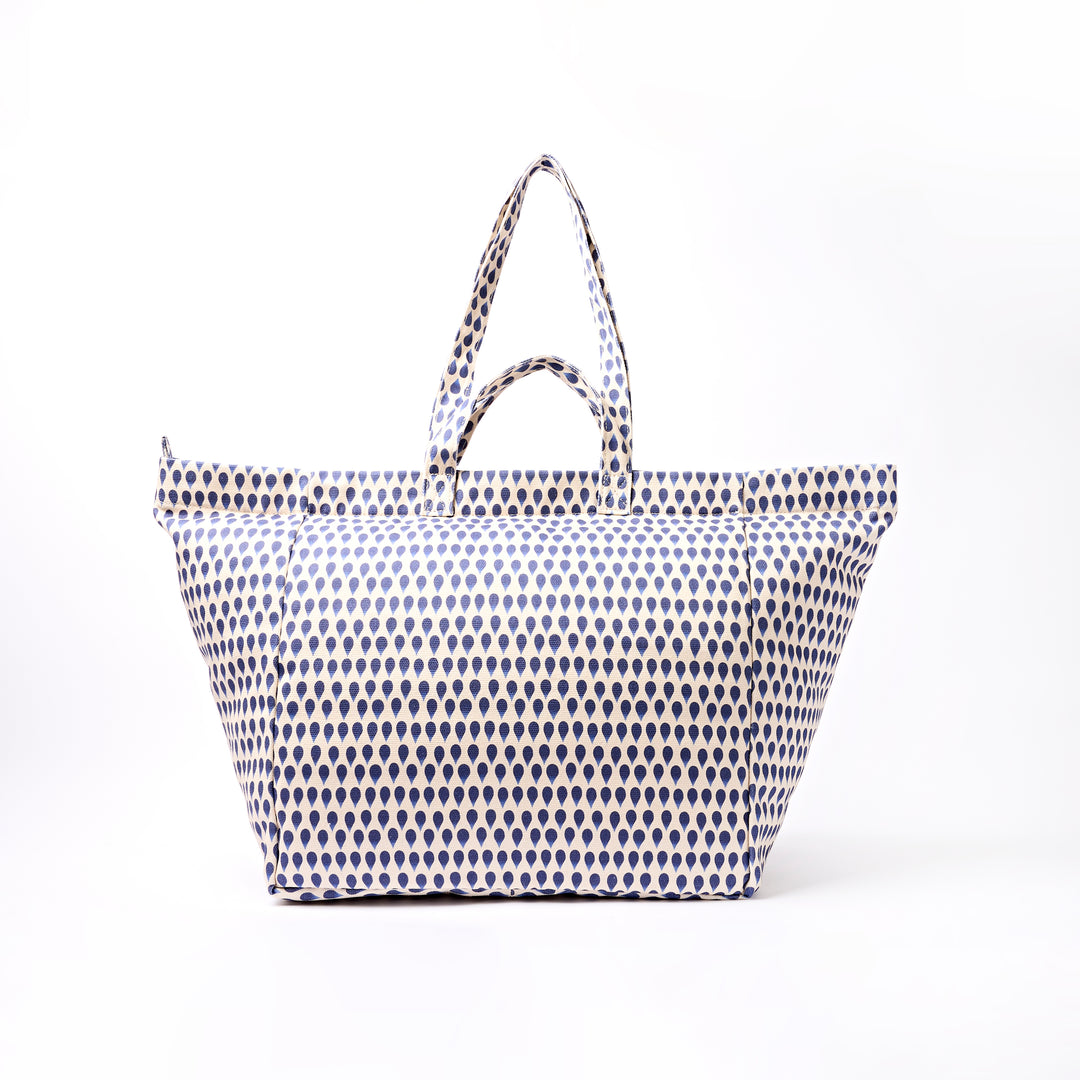 Marylebone Tote Bag in Denim Rain Indigo