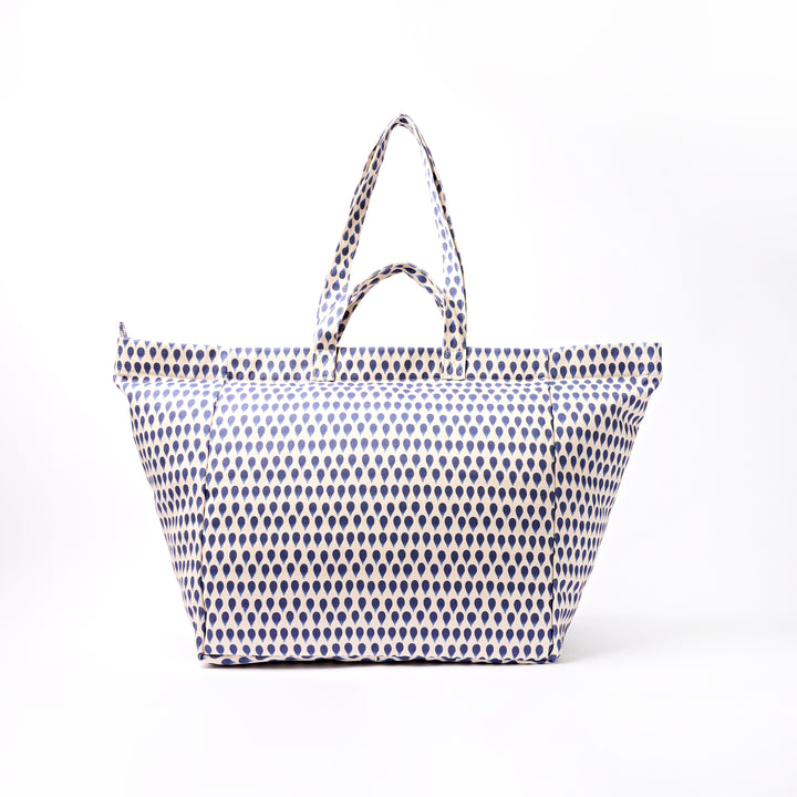 Marylebone Tote Bag in Denim Rain Indigo