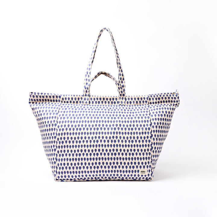 Marylebone Tote Bag in Denim Rain Indigo