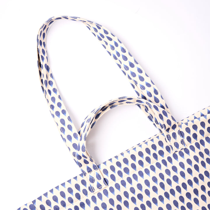 Marylebone Tote Bag in Denim Rain Indigo