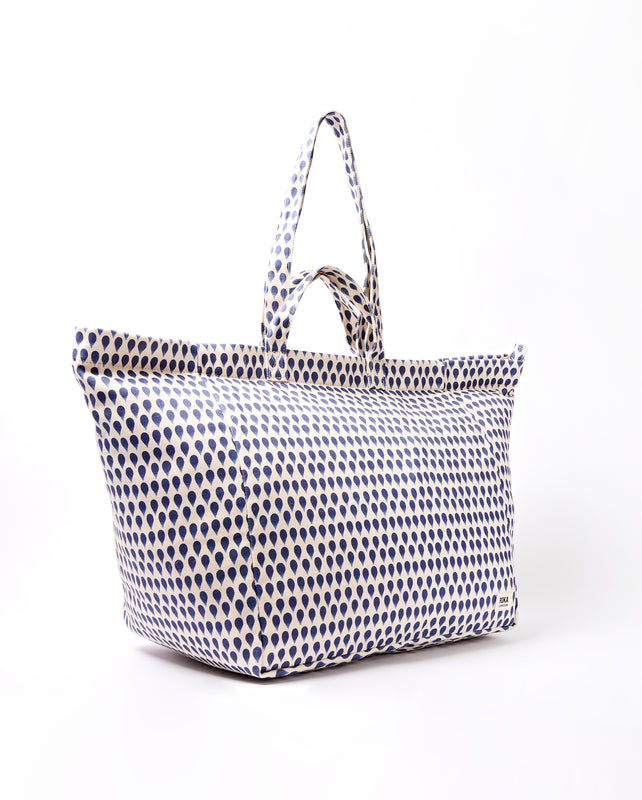 Marylebone Tote Bag in Denim Rain Indigo