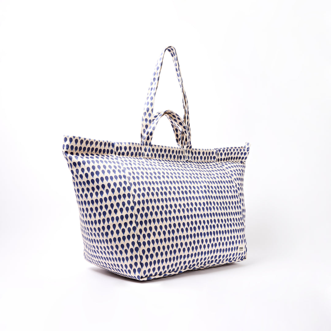 Marylebone Tote Bag in Denim Rain Indigo