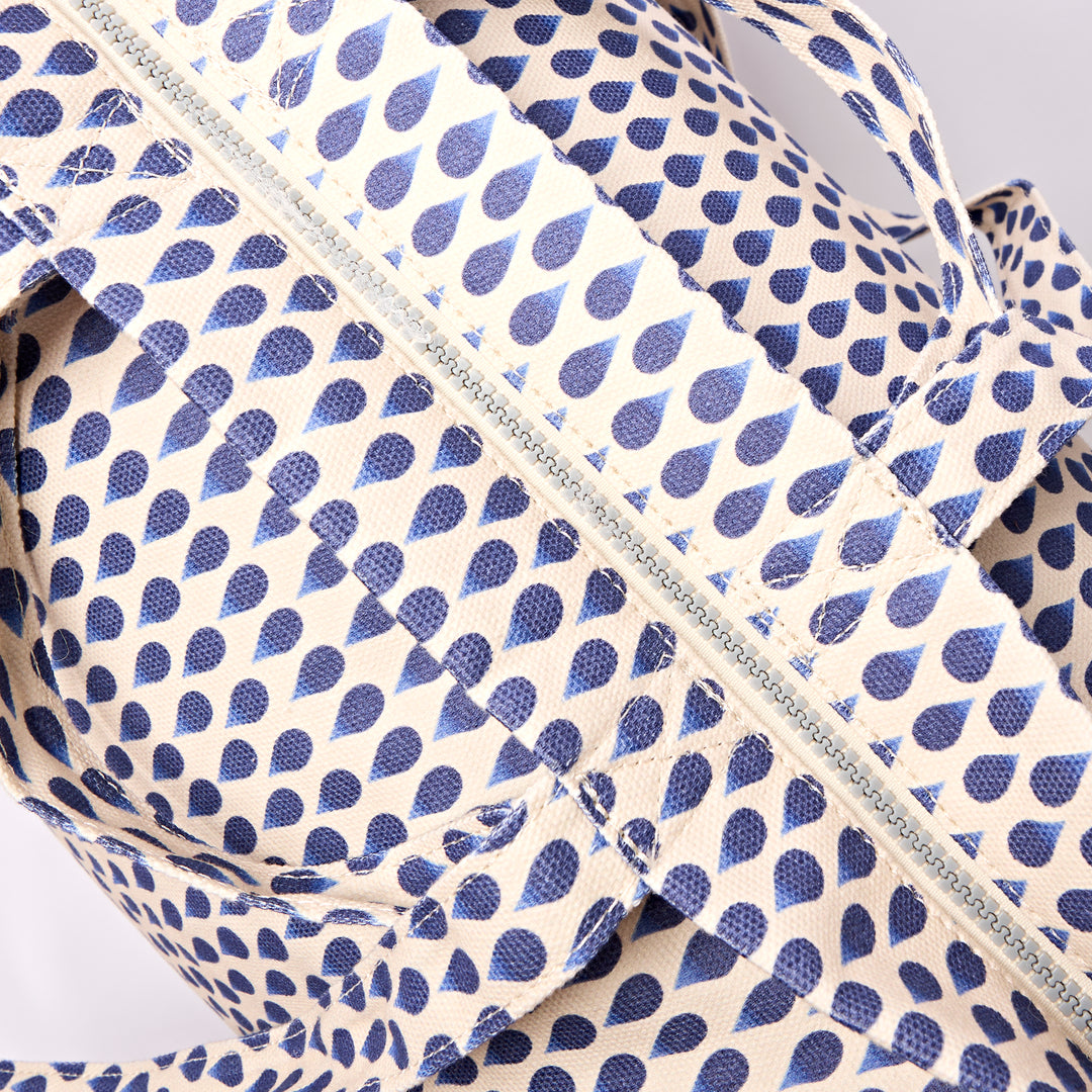 Marylebone Tote Bag in Denim Rain Indigo