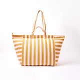 Marylebone Tote Bag in Rose Gold Stripe