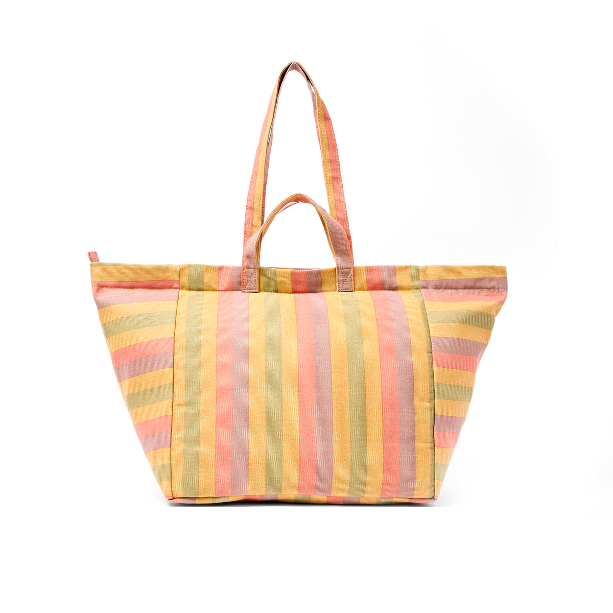 Marylebone Tote Bag in Faded Multi Stripe