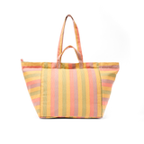 Marylebone Tote Bag in Faded Multi Stripe