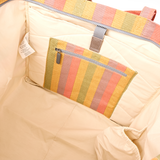 Marylebone Tote Bag in Faded Multi Stripe