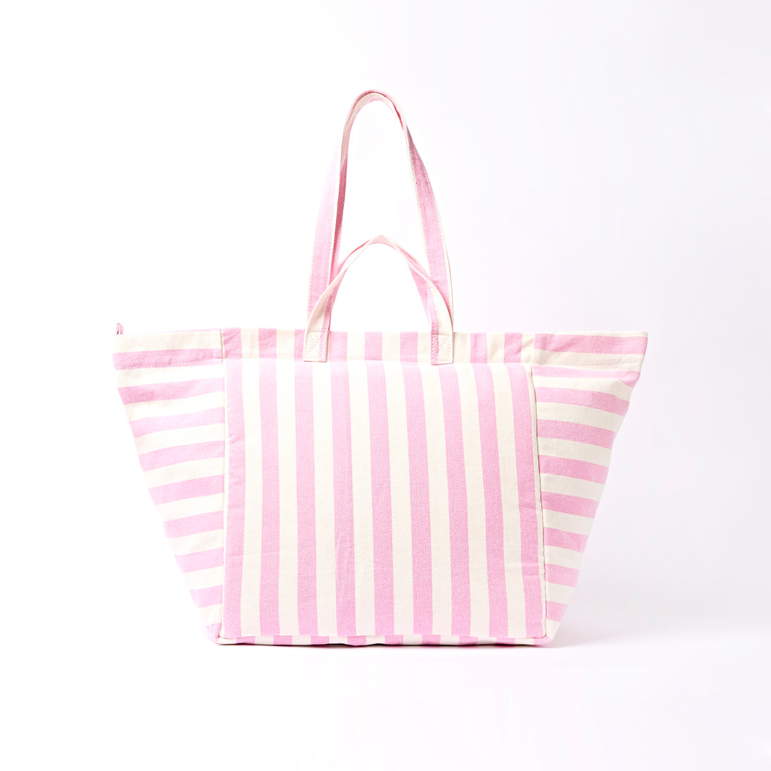 Marylebone Tote Bag in Sherbet Stripe