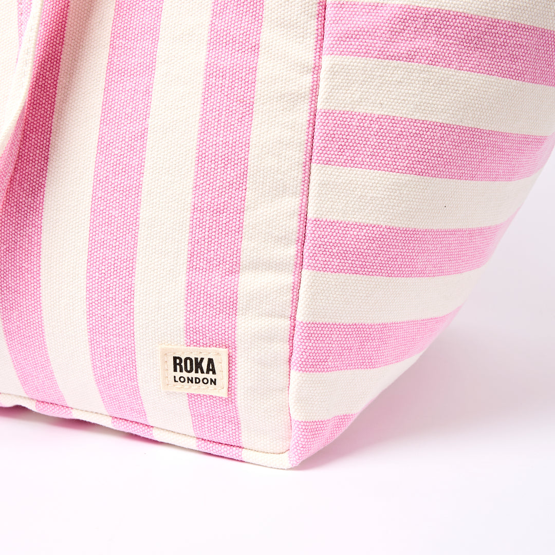 Marylebone Tote Bag in Sherbet Stripe
