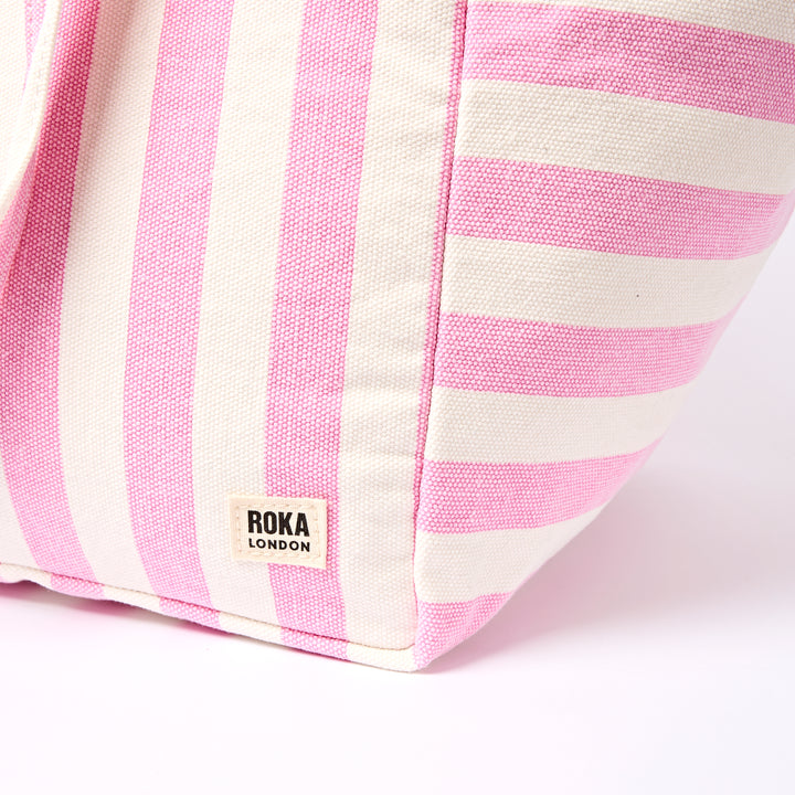 Marylebone Tote Bag in Sherbet Stripe