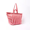 Marylebone Tote Bag in Strawberry Stripe
