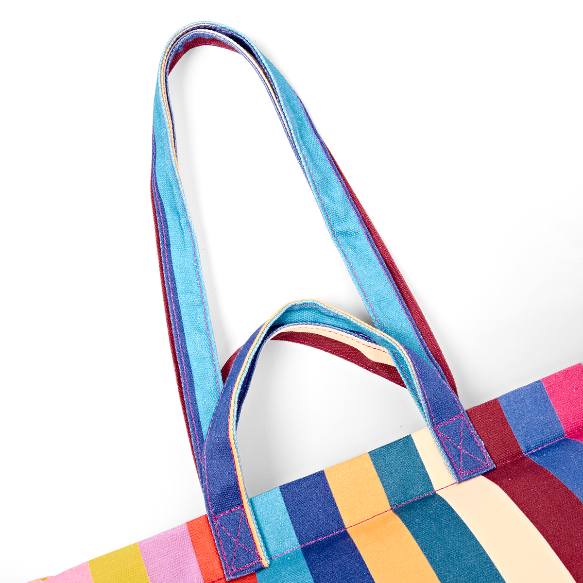 Marylebone Tote Bag in Wide Stripe Multi