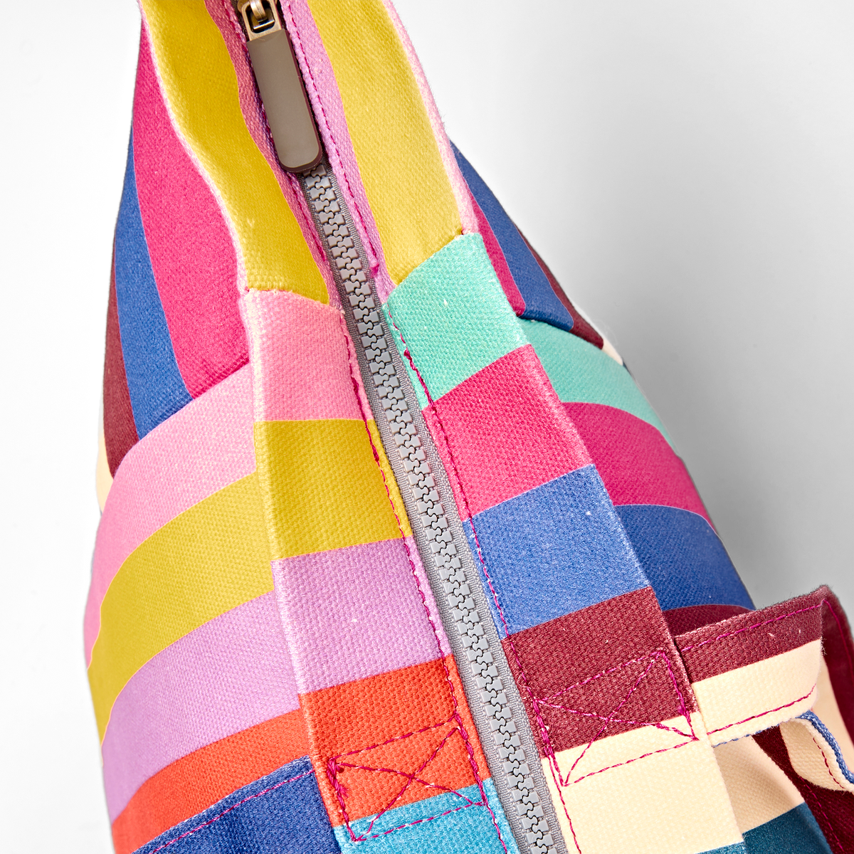 Marylebone Tote Bag in Wide Stripe Multi