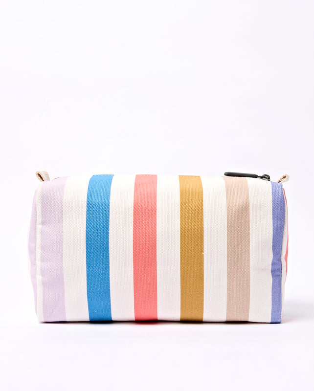 Maygrove Wash Bag in Pastel Multi Stripe