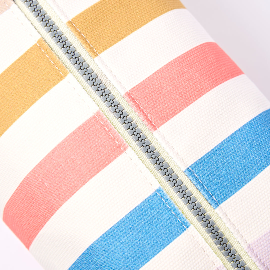 Mayfair Wash Bag in Pastel Multi Stripe