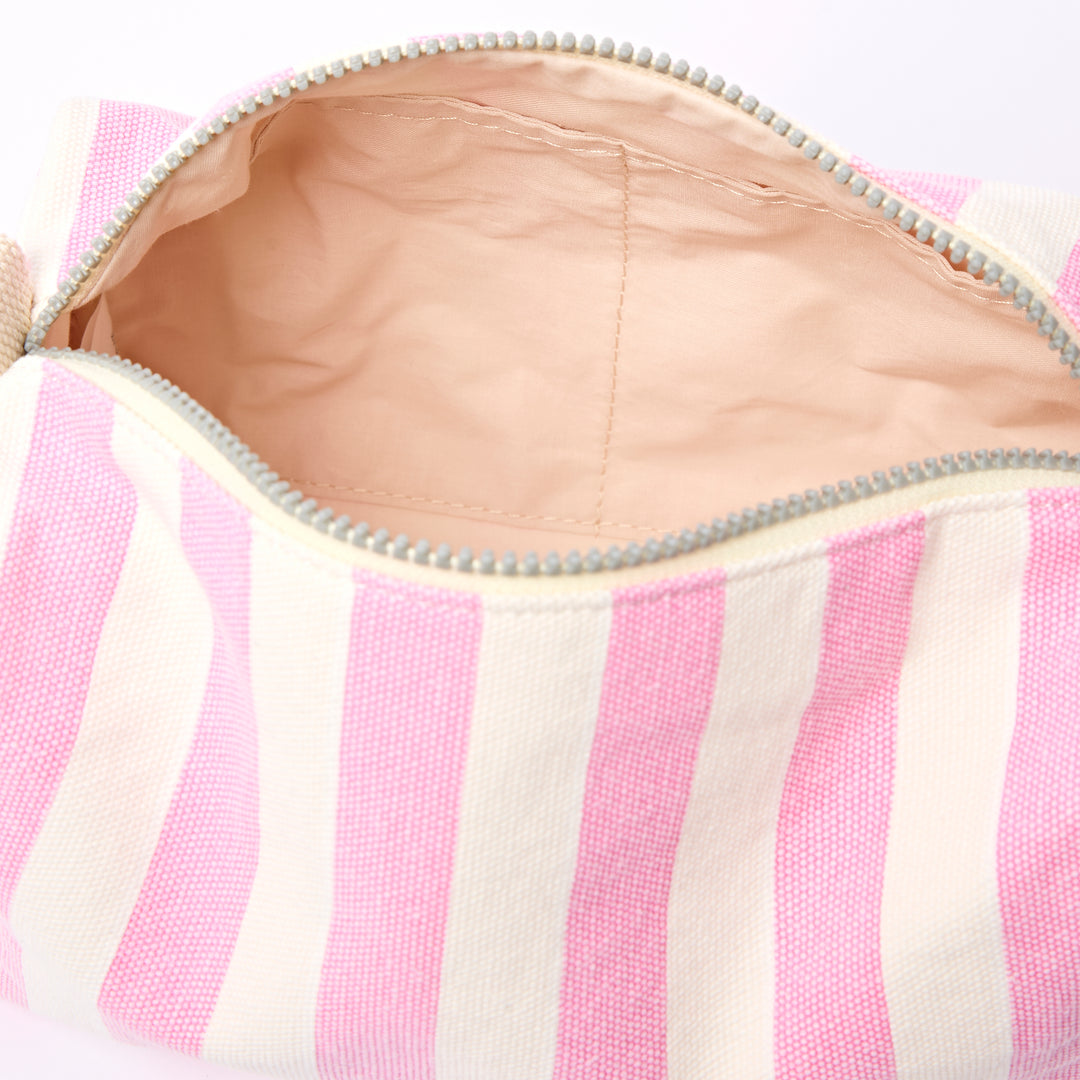 Mayfair Wash Bag in Sherbet Stripe