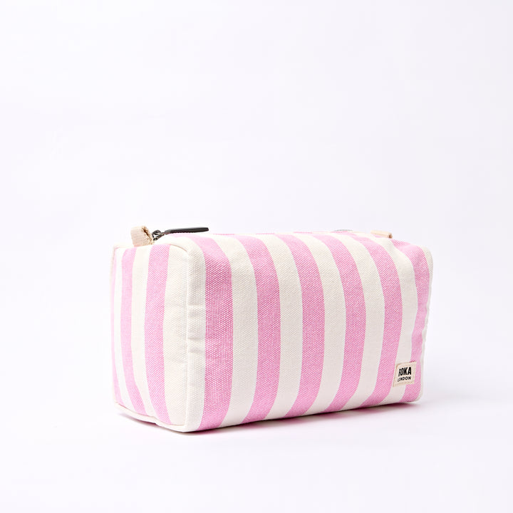 Mayfair Wash Bag in Sherbet Stripe