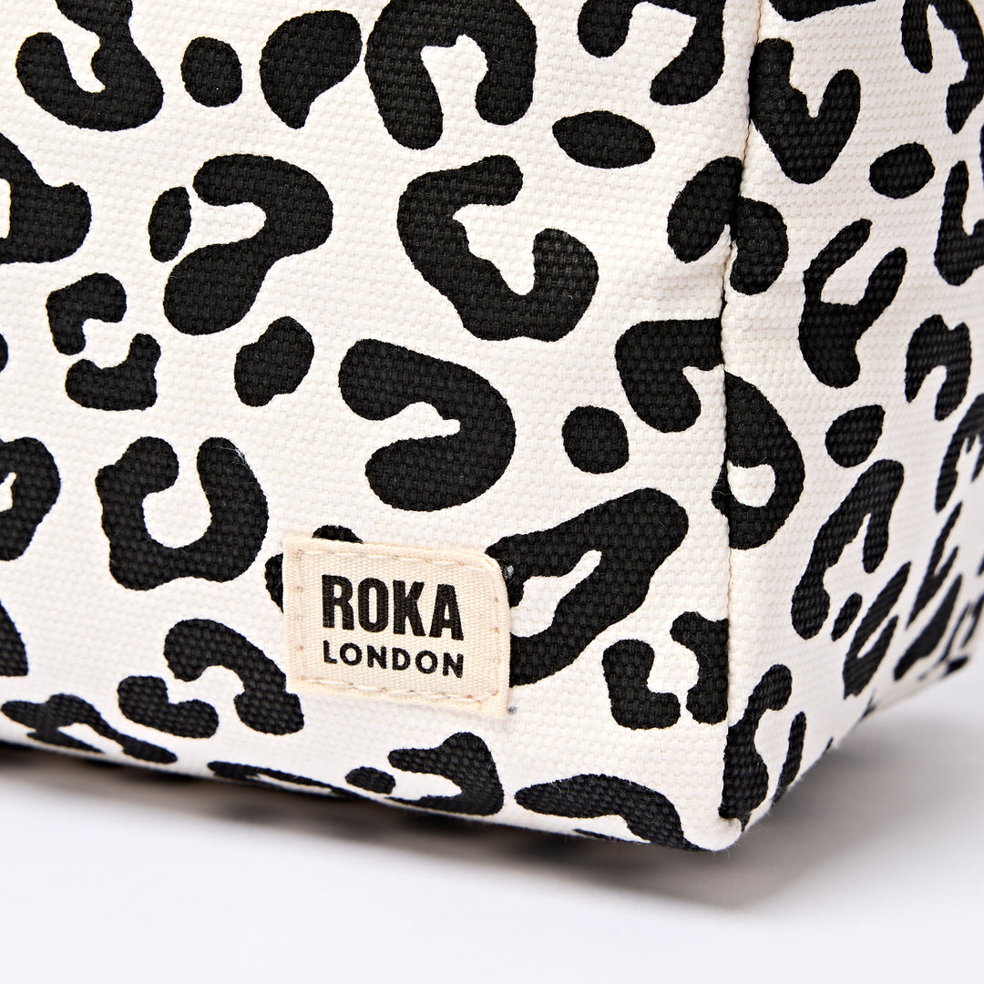 Mayfair Wash Bag in Summer Leopard