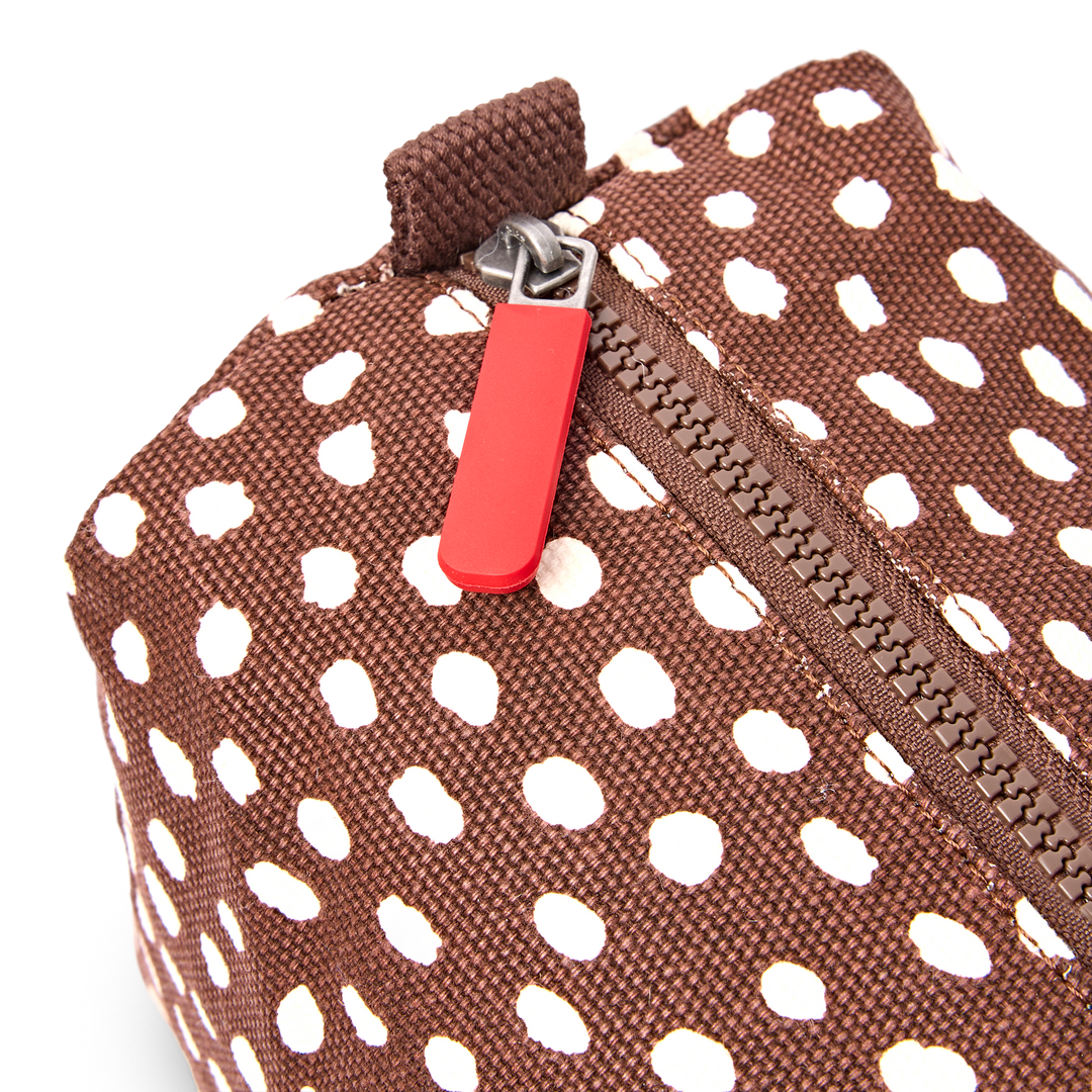Maygrove Wash Bag in Brown Spot