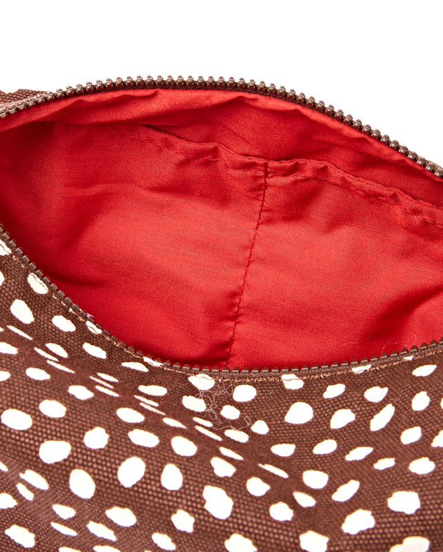 Maygrove Wash Bag in Brown Spot