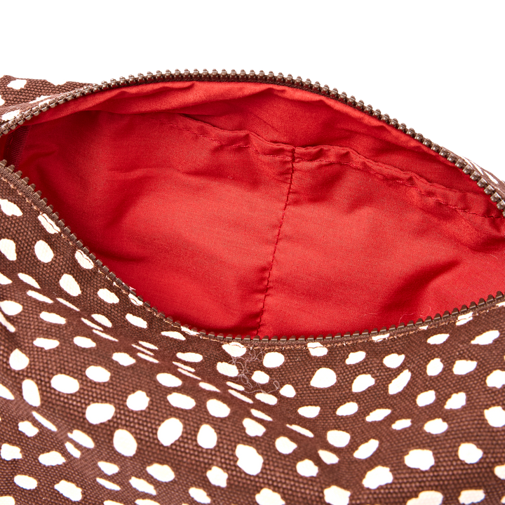Maygrove Wash Bag in Brown Spot